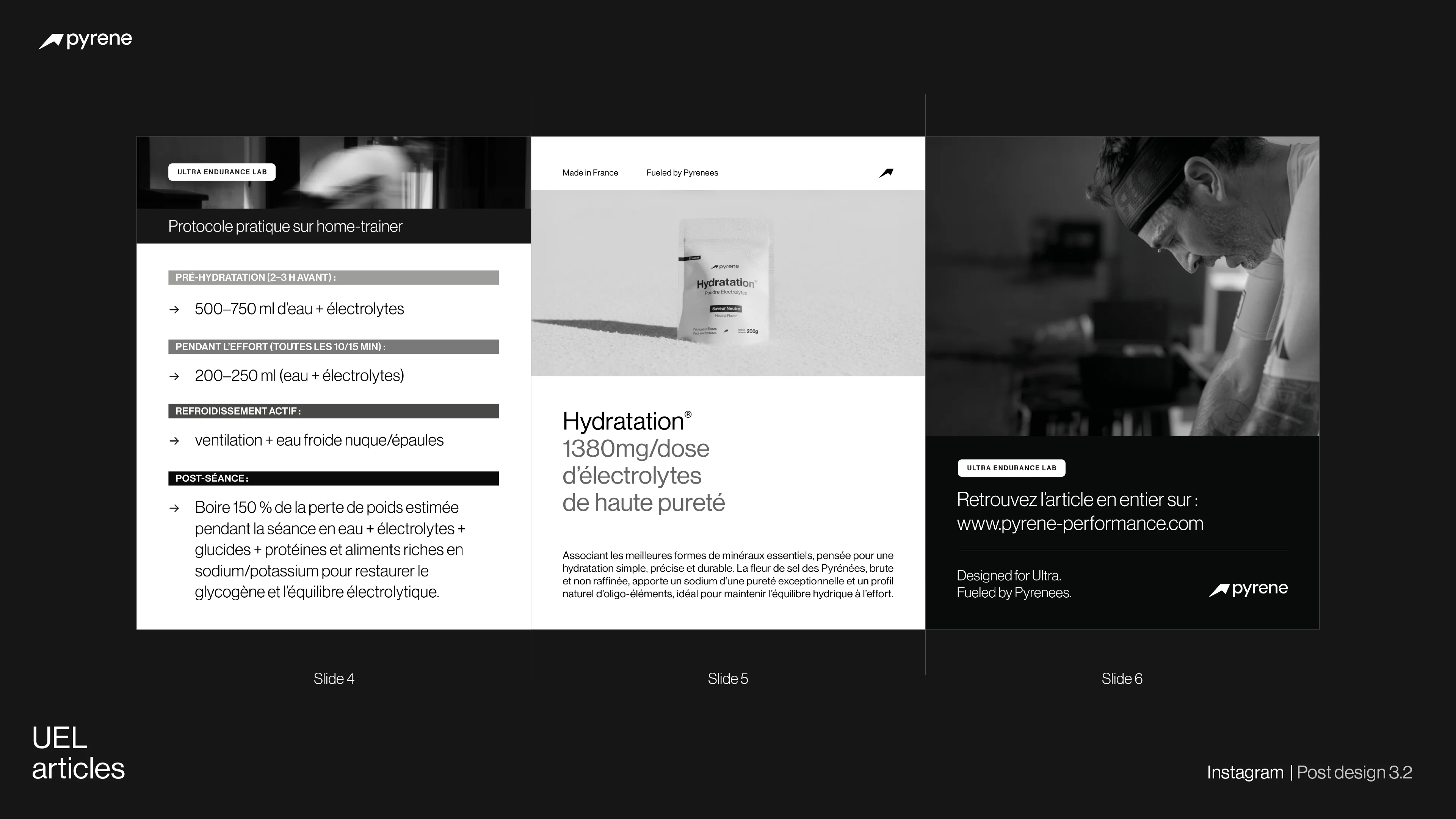 Pyrene® Instagram — sourcing ingrédients et transparence